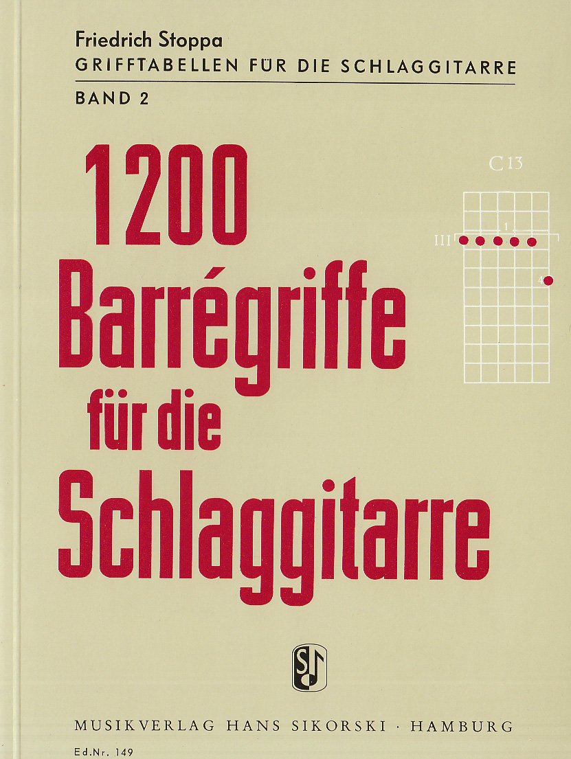 1200 Barregriffe für die Schlaggitarre - Band 2 Sheet Music