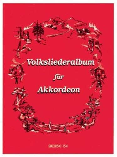 Das Volksliederalbum: Mit Text-Einlage. voice, accordion. Sheet Music