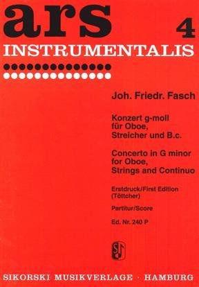 Konzert: für Oboe, Streicher und B.c.. oboe, strings, basso continuo. Jeu de parties. Books