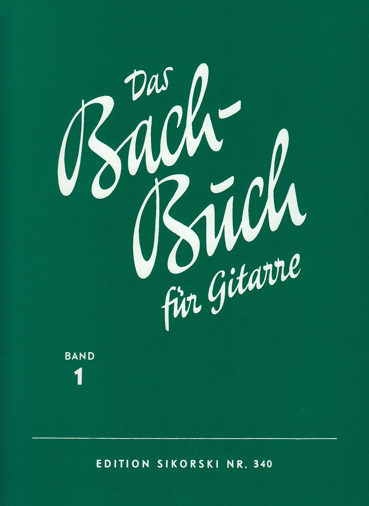 Das Bach-Buch: Bd 1: 42 Kompositionen von Johann Sebastian Bach. guitar. Sheet Music