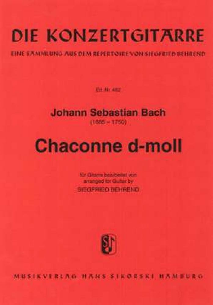 Chaconne: für Gitarre. guitar. book