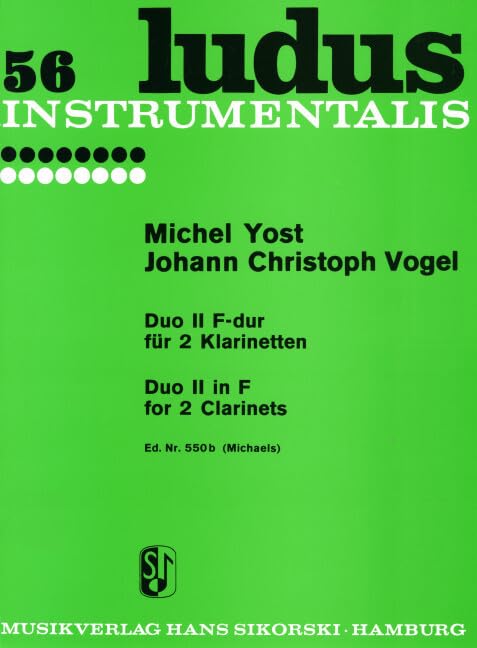 Duo Nr. 2: für 2 Klarinetten. 2 pianos. Books