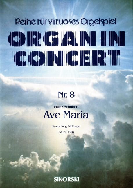 Ave Maria: für elektronische Orgel. electric organ. book