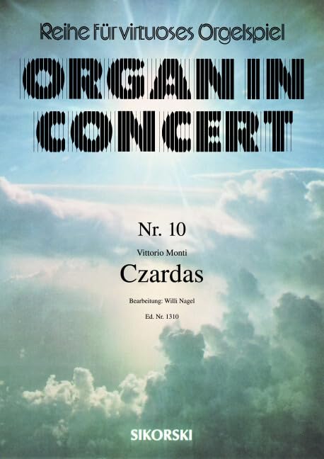 Czardas: für elektronische Orgel. electric organ. book
