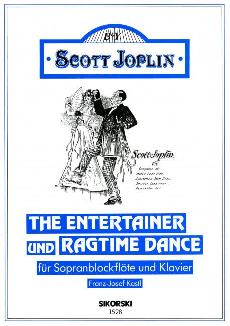 The Entertainer + Ragtime Dance. Sopranblockflöte, Klavier Sheet Music
