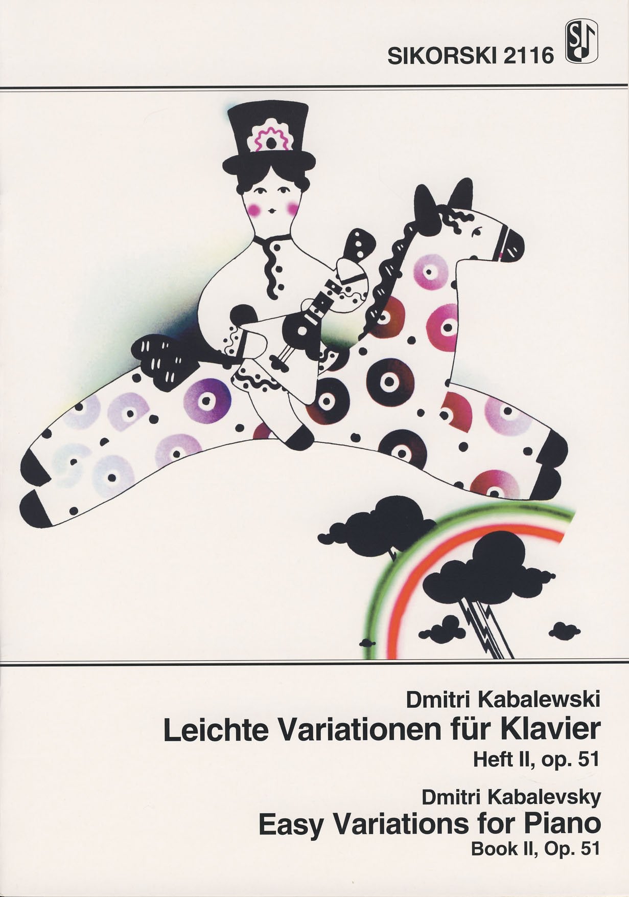 KABALEVSKY - Variaciones Faciles Vol.2: Op.51 para Piano Books