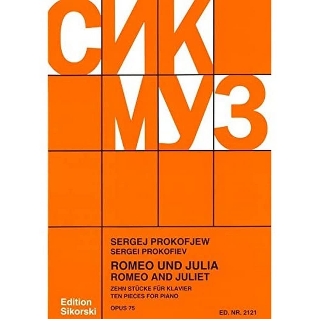Romeo and Juliet: 10 Pieces for Piano. op. 75. piano. cd