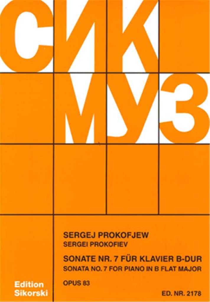 Sonata No. 7 for Piano in B flat major: op. 83. piano. Sheet Music