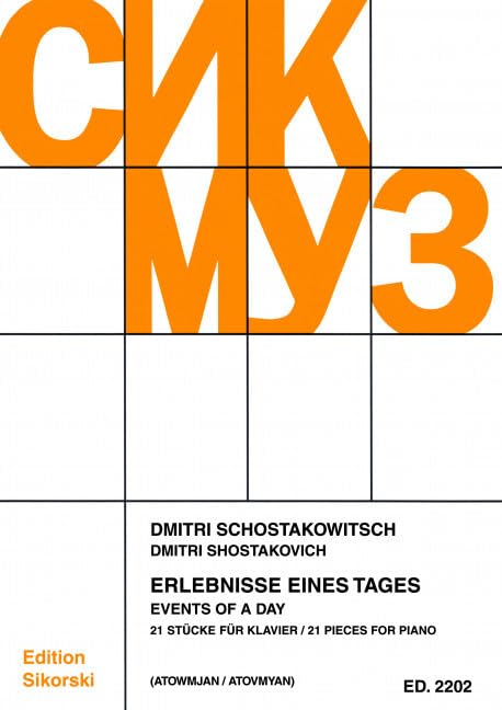 Erlebnisse eines Tages: 21 Stücke für Klavier. Klavier. Sheet Music
