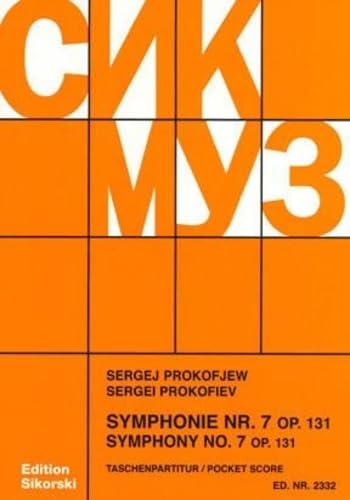 Sinfonie Nr. 7: op. 131. orchestra. Partition de poche. Sheet Music
