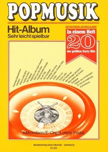 Popmusik Hit-Album Super 20: 20 Party Hits: Für Keyboard oder Akkordeon. keyboard (accordion). Sheet Music