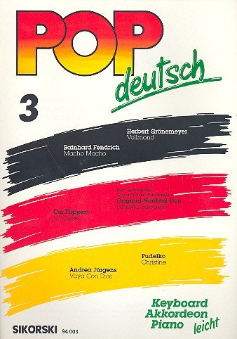 Pop deutsch Keyboard/Akkordeon 03: Für Keyboard oder Akkordeon. keyboard (accordion). Books