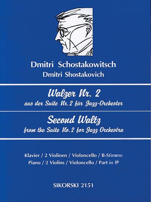 Schostakowitsch: Walzer Nr. 2/Second Waltz: Aus Der Suite Nr. 2 Fur Jazz-Orchester Fur 2-5 Instrumente/Second Waltz from the Suite No. 2 for Jazz Orch Social Sciences