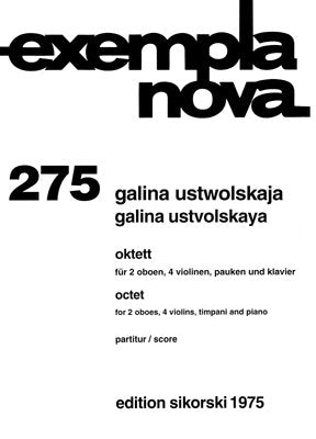 Oktett - 2 Oboes, 4 Violins, Timpani, and Piano - Studienpartitur Books