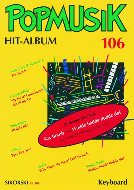Popmusik Hit-Album 106: Für Keyboard. keyboard. Sheet Music