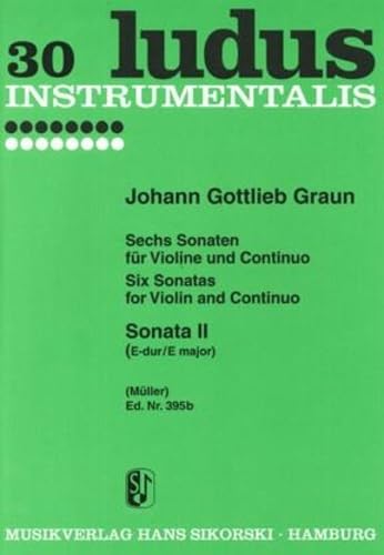 6 Sonaten: Sonata 2. violin, basso continuo. book