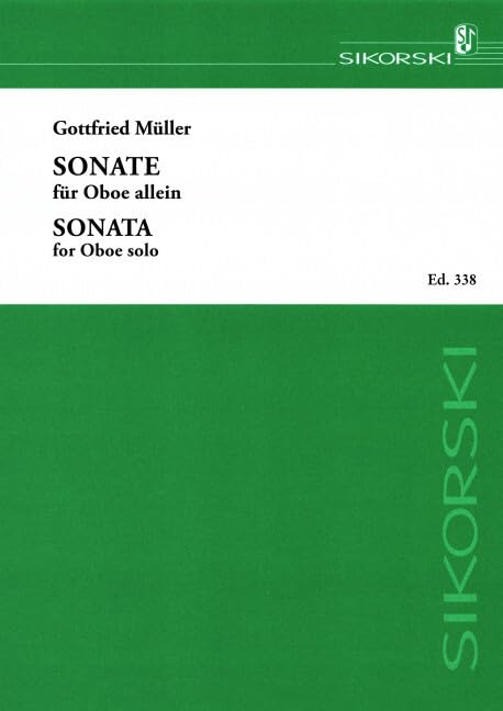Sonate: für die Oboe allein. oboe. book