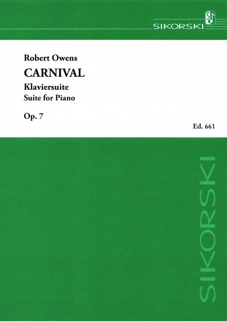Carnival: Klaviersuite. op. 7. piano. book