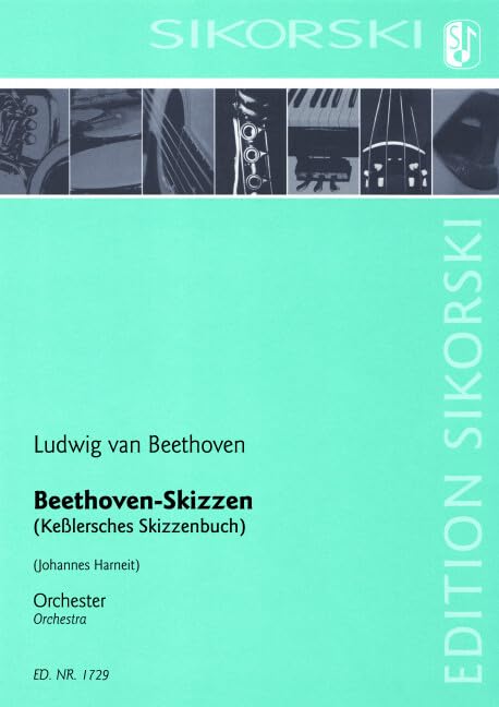 Beethoven-Skizzen (Keßlersches Skizzenbuch): für Orchester. Orchester. Studienpartitur. Books