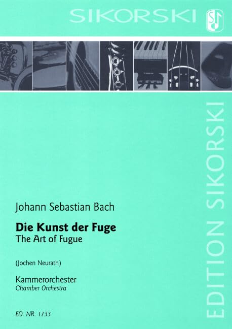 Die Kunst der Fuge: für Kammerorchester. BWV 1080. chamber orchestra. Partition d'étude. Books