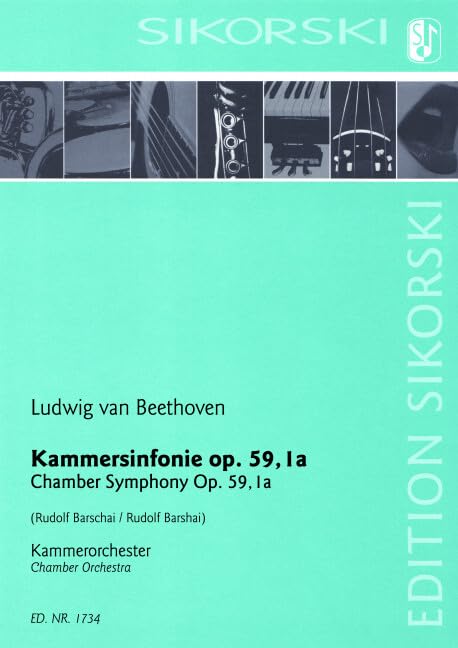Kammersinfonie: für Kammerorchester. op. 59/1 a. chamber orchestra. Partition d'étude. Books