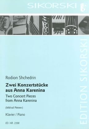 Hans Sikorski Musikverlage 2 Concert Pieces for Anna Karenina: for Piano Sheet Music