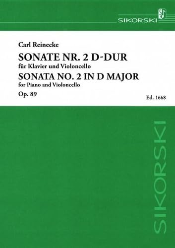 Sonate Nr. 2: für Klavier und Violoncello. op. 89. cello, piano. Books