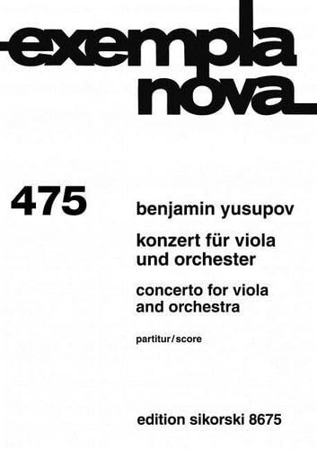 Konzert: für Viola und Orchester. 475. viola, orchestra. Partition d'étude. book