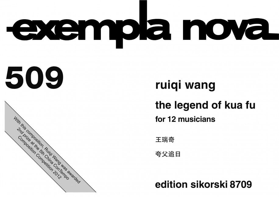 The Legend of Kua Fu: for 12 musicians. 509. Partition d'étude. book