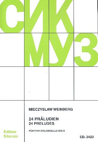 Sikorski Weinberg: 24 Preludes, Op. 100 cd