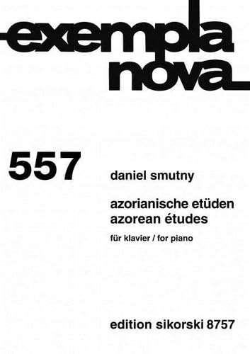 Azorianische Etüden: für Klavier. 557. piano. book