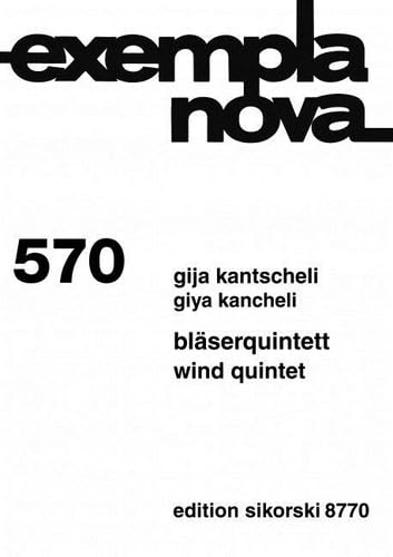 Bläserquintett: 570. wind quintet. Partition et parties. book