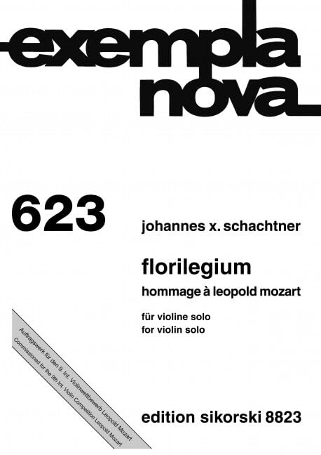 Florilegium: Hommage à Leopold Mozart. 623. violin. book
