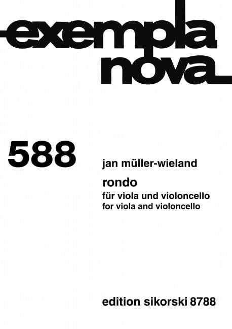 Rondo: für Viola und Violoncello. 588. viola, cello. book