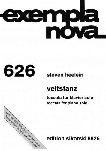 Veitstanz: Toccata für Klavier solo. 626. piano. book