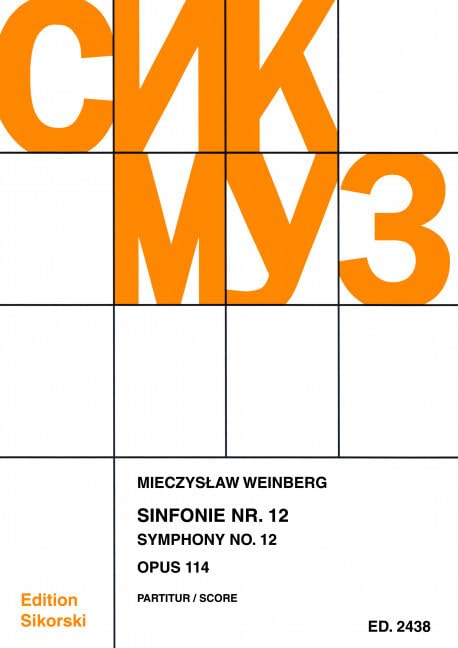Sinfonie Nr. 12: op. 114. orchestra. Partition d'étude. book