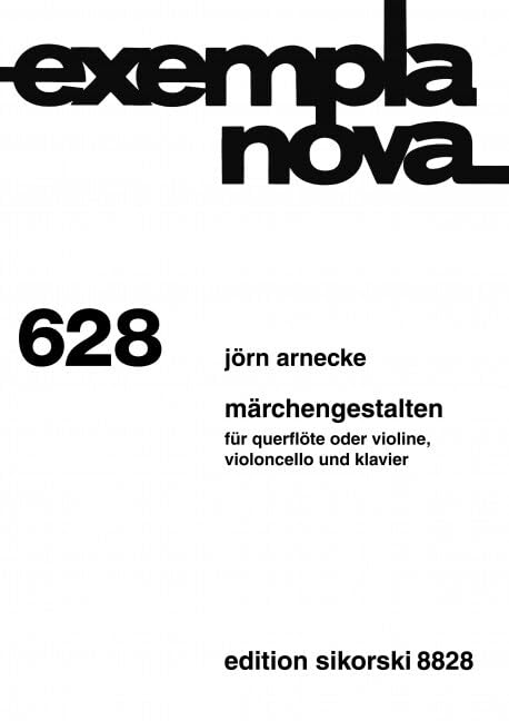 Märchengestalten: für Querflöte oder Violine, Violoncello und Klavier. 628. flute (violin), cello, piano. book