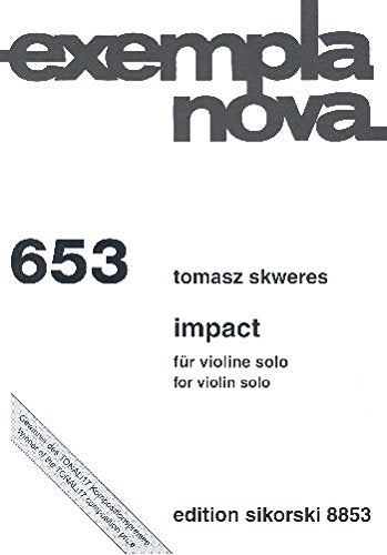 Impact: für Violine solo. 653. violin. book