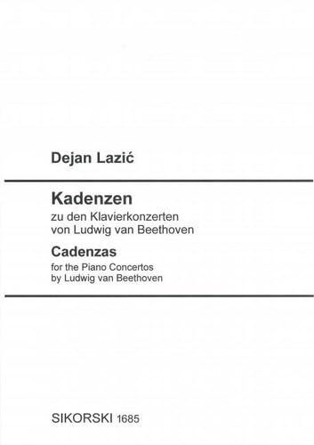 Kadenzen zu den Klavierkonzerten von Ludwig van Beethoven: piano. book