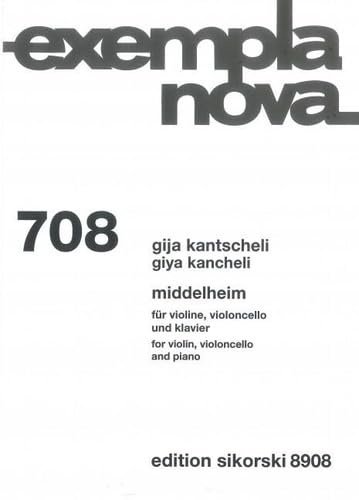 Middelheim: für Violine, Violoncello und Klavier. 708. book