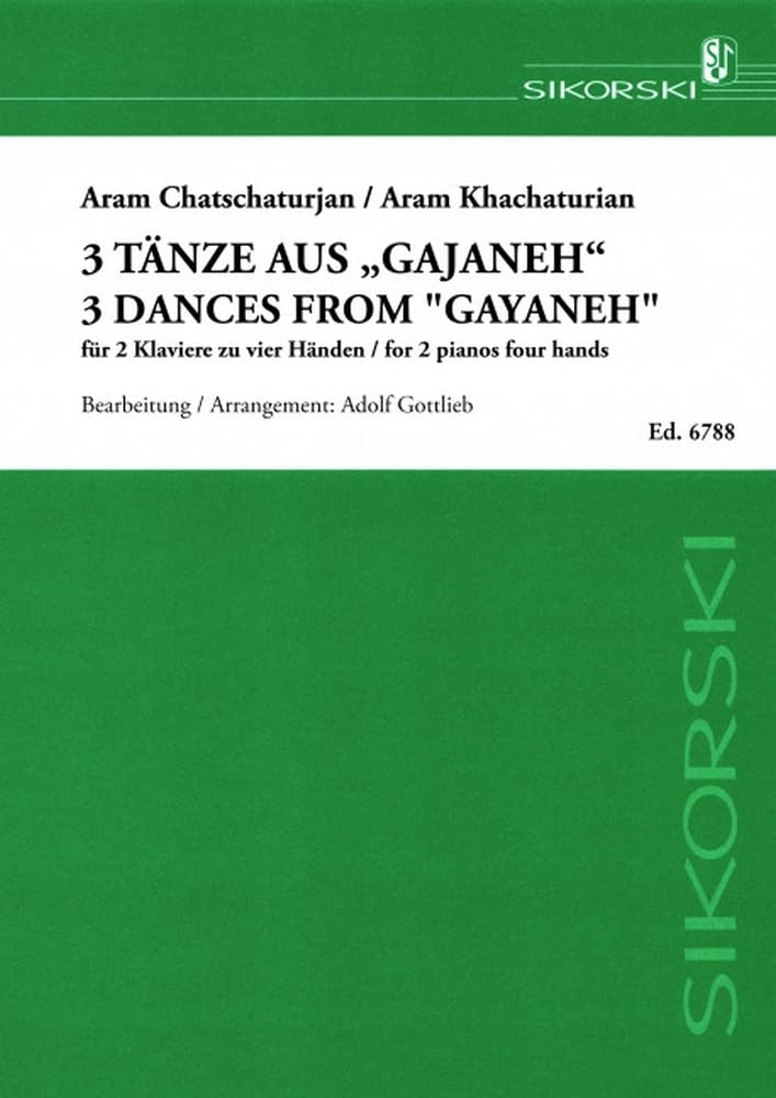 Sikorski Hans 3 TAENZE (GAJANEH) Books