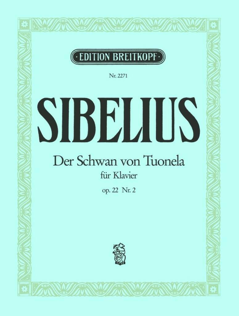 Der Schwan von Tuonela op. 22/2 Lemminkäinen-Suite Nr. 2 - Ausgabe für Klavier (EB 2271) Sheet Music