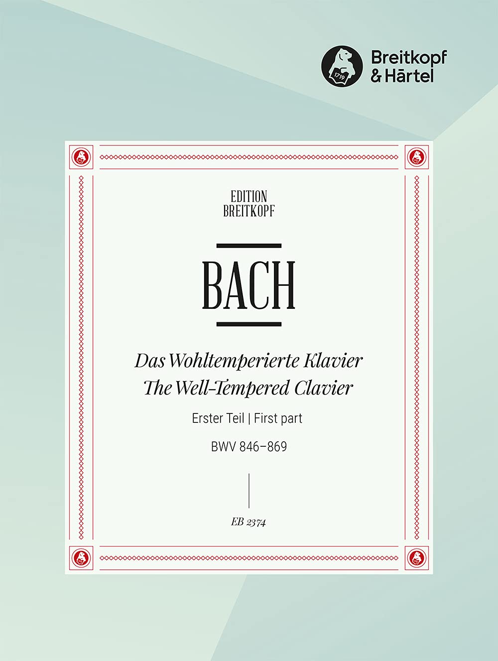 Das Wohltemperierte Klavier Band 1 (EB 2374) Sheet Music