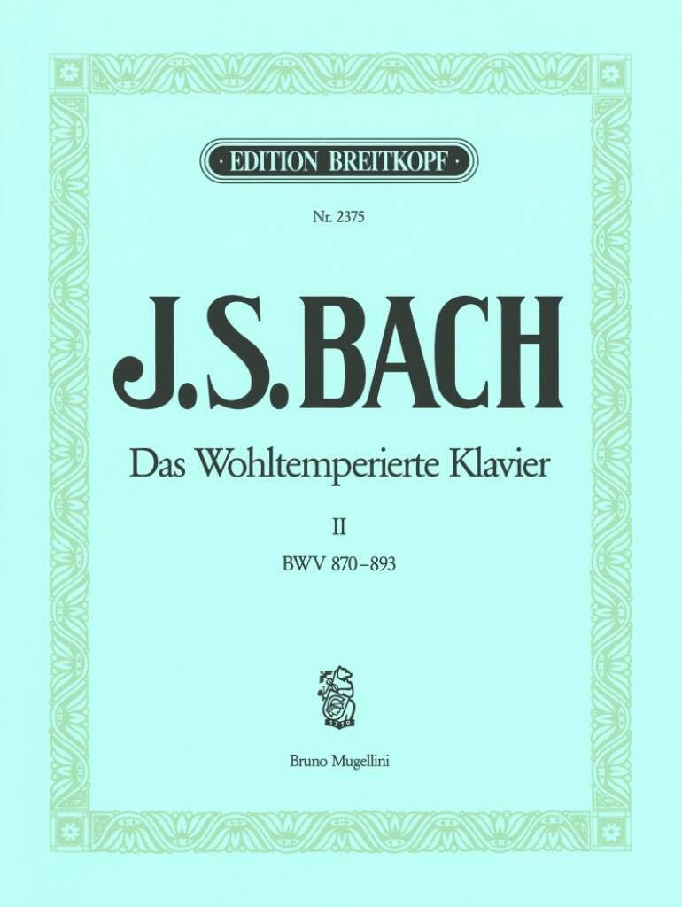 Das Wohltemperierte Klavier Band 2 (EB 2375) Sheet Music