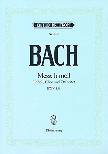 Messe h-Moll BWV 232, Klavierauszug book