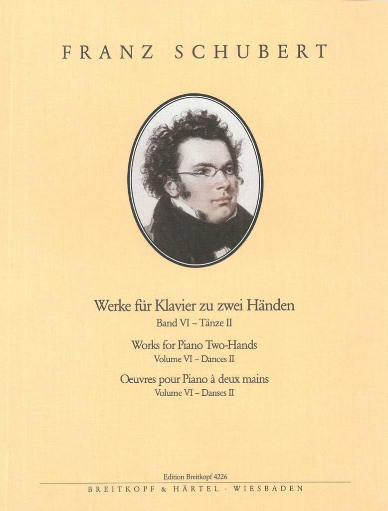 Franz schubert : works for piano 2 hands band 6 - oeuvres pour piano a 2 mains volume 6 book