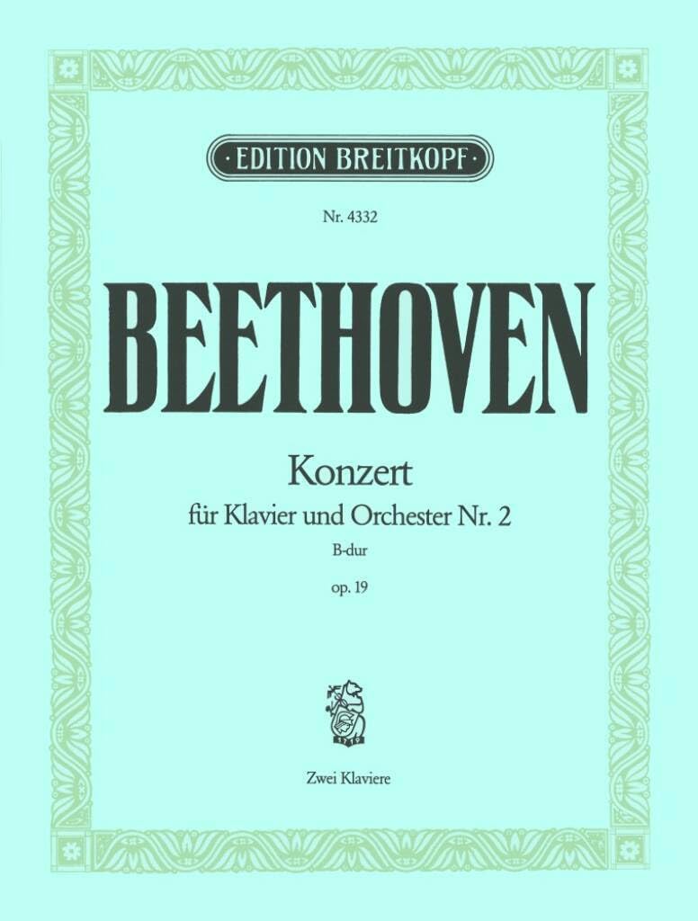Klavierkonzert Nr.2 B-dur op. 19 - Ausgabe von Eugen d'Albert für 2 Klaviere (EB 4332) Sheet Music