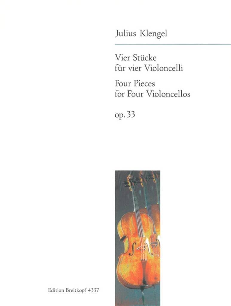 4 Stücke op. 33 für 4 Celli (EB 4337) Arts & Music