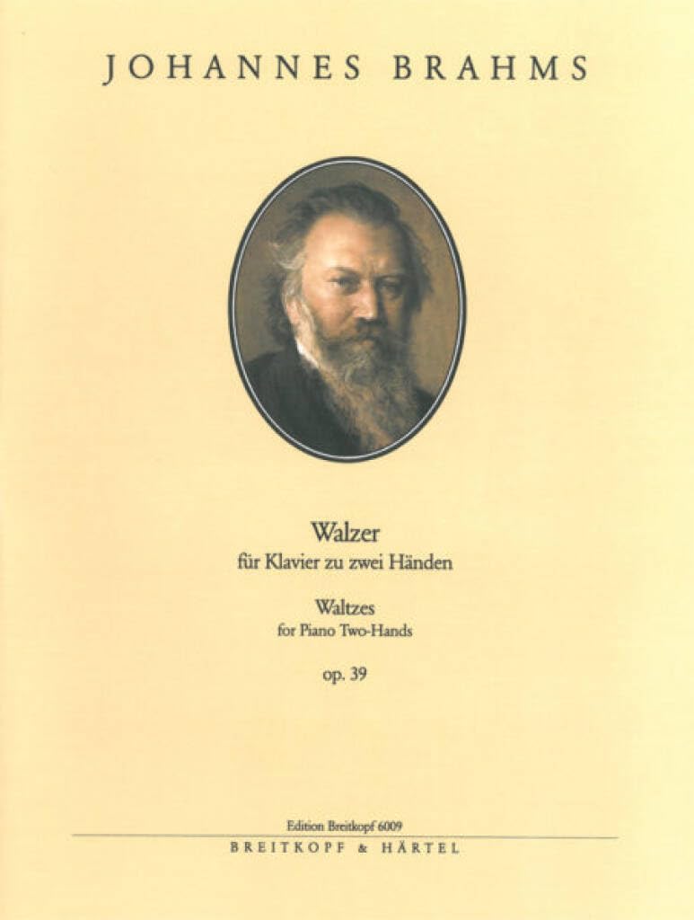 16 Walzer op. 39 Breitkopf Urtext - Ausgabe für Klavier vierhändig (EB 6032) Sheet Music