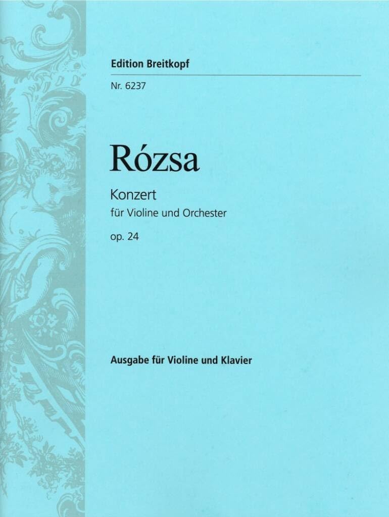 Violinkonzert op. 24 - Ausgabe für Violine und Klavier (EB 6237) Sheet Music